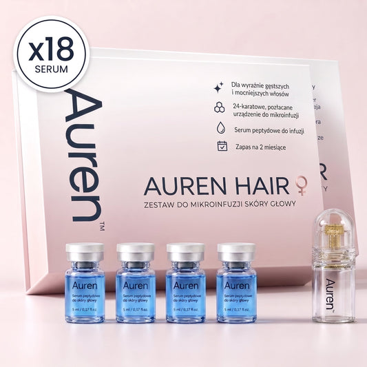 Auren Hair Woman Zestaw do Mikroinfuzji (4msc)